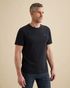 T-shirt with stripe texture – Black Indigo – T-shirts | VANGUARD