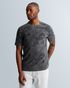 T-shirt in piqué with jacquard pattern – Grey Comfort Denim – T-shirts | CAST IRON