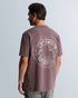 T-shirt in jersey with back artwork – Burnshed Lilac – T-shirts | CAST IRON