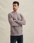 Pullover in cotton/modal with ribbed collar – Burnshed Lilac – Pullovers | PME LEGEND