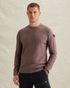 Pullover with badge and contrast detail – Burnshed Lilac – Pullovers | PME LEGEND