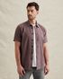 Shirt with short sleeves and check texture – Burnshed Lilac – Casual shirts | PME LEGEND