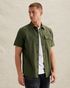 Shirt in slub cotton with short sleeves – Elmwood – Casual shirts | PME LEGEND
