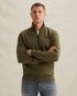 Sweatshirt with stand-up collar and garment-dye wash – Weeping Willow – Sweatshirts | PME LEGEND