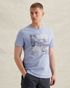 T-shirt met groot artwork op de borst – Black Indigo – T-shirts | PME LEGEND