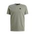 T-shirt met badge – Grey Comfort Denim – T-shirts | PME LEGEND