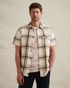 Shirt with short sleeves and chest pocket – Castle Wall – Casual shirts | PME LEGEND