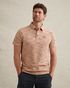 Poloshirt aus Piqué mit Streifenmuster – Mellow Rose – Poloshirts | PME LEGEND