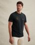 T-shirt in jersey with multiple badges – Black Indigo – T-shirts | PME LEGEND