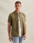 Shirt in a cotton/linen blend with short sleeves – Weeping Willow – Casual shirts | PME LEGEND