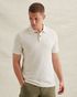 Polo shirt in jersey with jacquard pattern – Snow White – Polo shirts | PME LEGEND