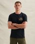 T-Shirt aus Jersey mit kleinem Artwork – Black Indigo – T-Shirts | PME LEGEND