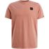T-shirt with badge and a garment-dye wash – Mellow Rose – T-shirts | PME LEGEND