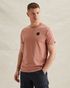 T-shirt with badge and a garment-dye wash – Mellow Rose – T-shirts | PME LEGEND