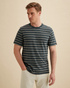T-shirt in jersey with stripe pattern – Black Indigo – T-shirts | VANGUARD