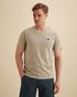 T-shirt in 100% cotton with stripe pattern – Brown – T-shirts | VANGUARD