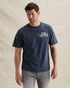T-shirt van jersey met klein artwork op de borst – Black Indigo – T-shirts | PME LEGEND