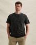 T-shirt in slub jersey with subtle allover print – Black Indigo – T-shirts | PME LEGEND