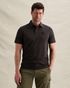 Polo shirt in piqué with stretch and flight pocket – Brown – Polo shirts | PME LEGEND
