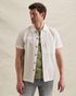 Shirt in a cotton/linen blend with short sleeves – Snow White – Casual shirts | PME LEGEND