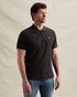 Polo shirt in piqué with zipper closure – Brown – Polo shirts | PME LEGEND