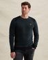 Pullover in cotton mélange with flight pocket – Black Indigo – Pullovers | PME LEGEND