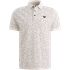 Polo shirt in fine piqué with allover print – Snow White – Polo shirts | PME LEGEND