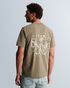 T-shirt in jersey with back artwork – Coriander – T-shirts | CAST IRON