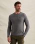 Pullover with crewneck and stripe pattern – Grey Comfort Denim – Pullovers | PME LEGEND