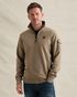 Sweatshirt with half-zip and badge – Brown – Sweatshirts | PME LEGEND