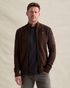 Cardigan with zipper closure and flight pocket – Brown – Cardigans | PME LEGEND