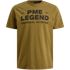 T-shirt with rugged artwork on the chest – Brown – T-shirts | PME LEGEND