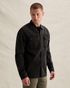 Overshirt with garment-dye wash and texture – Brown – Overshirts | PME LEGEND