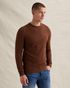 Pullover aus Baumwolle/Modal mit Rundhalsausschnitt – Brown – Pullover | PME LEGEND