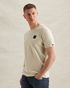 T-shirt with a garment-dye wash and badge – Castle Wall – T-shirts | PME LEGEND