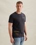 T-shirt avec graphismes placés de manière décalée – Black Indigo – T-shirts | PME LEGEND