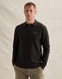 Knitted polo shirt with long sleeves and badge – Brown – Polo shirts | PME LEGEND