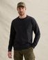 Sweatshirt with crewneck and artwork – Black Indigo – Sweatshirts | PME LEGEND