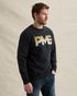 Sweatshirt in 100% cotton with print – Black Indigo – Sweatshirts | PME LEGEND