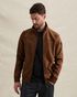 Sweat jacket with zipper closure and quilted pattern – Brown – Sweatshirts | PME LEGEND