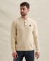 Knitted polo shirt with long sleeves and badge – Castle Wall – Polo shirts | PME LEGEND