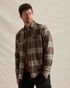 Overshirt with check pattern and chest pockets – Brown – Casual shirts | PME LEGEND