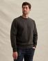 Sweatshirt with garment-dye wash and chest logo – Brown – Sweatshirts | PME LEGEND