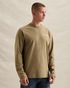 Relaxed fit T-shirt with long sleeves and back artwork – Brown – T-shirts | PME LEGEND