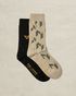 2-pack socks with allover print – Castle Wall – Socks | PME LEGEND
