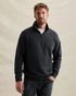 Sweatshirt with half-zip and garment-dye wash – Black Indigo – Sweatshirts | PME LEGEND