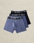 3-pack boxer shorts with stripe pattern – Black Indigo – Accessories | PME LEGEND