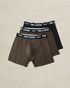 3-pack boxer shorts with stripe pattern – Brown – Accessories | PME LEGEND