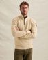 Pullover with half-zip and mixed textures – Castle Wall – Pullovers | PME LEGEND