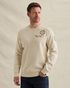 Sweatshirt with garment-dye wash and artworks – Castle Wall – Sweatshirts | PME LEGEND